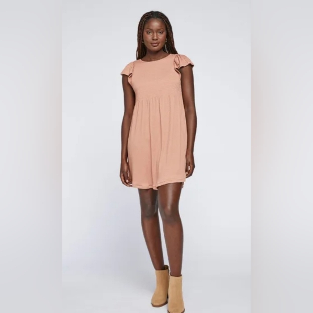 NWT Gentle Fawn Alina Flutter Sleeve Dress